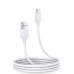 JOYROOM S-UM018A9 2.4A USB-A to Micro Fast Charging Data Cable 1m-White S-UM018A9 2.4A USB-A to Micro Fast Charging Data Cable