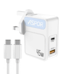 Aspor PD+QC 3.0 Fast USB Wall Charger + cable