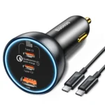 Baseus fast car charger USB / USB Type C 160W PPS Quick Charge 5 PD