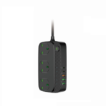Go-Des UK Power Strip with USB Port 3-Way Socket 3 USB 2PD Port Socket Power Socket with 3M