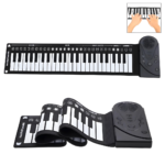 Portable 49 Keys Flexible Roll Up Piano Electronic Soft Keyboard Piano Silicone
