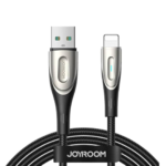 Joyroom SA27-AL3 Star-Light Series 3A USB-A to Lightning Fast Charging Data Cable, 1.2 Meter Length, Black