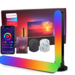 Smart LED Light Bars, RGB Color Lighting with 15 Scene Mode App Control USB Ambiance Desktop Atmosphere Light Flow TV Gaming Music Bedroom Movies Backlights Color Scene Music Countdown Mode