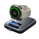 Joyroom JR-WQW02 wireless charger for Samsung Galaxy Watch smartwatches - black