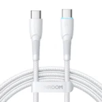 Joyroom Starry Series SA32-CC3 USB-C / USB-C cable 60W 1m - white