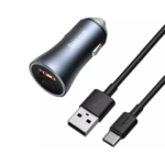 Car charger Baseus Golden Contactor Pro car charger, USB + USB-C, QC4.0+, PD, SCP, 40W