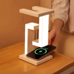 Table Lamp, Bedside Lamp with USB Port and Wireless Charger