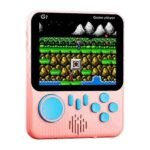G7 3.5-Inch Ultra-Thin Handheld Game Console (Built-in 666 Games, Pink)