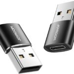 Joyroom S-H152 USB Male to Type-C Female Adapter – 2 Pcs (Black)