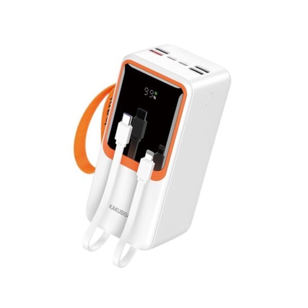 KAKUSIGA KSC-1090 Power Bank 50000mAh – High-Capacity Fast Charging<span> - </span>White