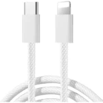 Joyroom S-A45 Ben Series 30W USB-C to Lightning Braided Cable (1m, White)