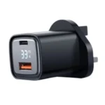 MOXOM LX-HC802 33W PD LCD Display Dual-Port Fast Charger (UK Plug)
