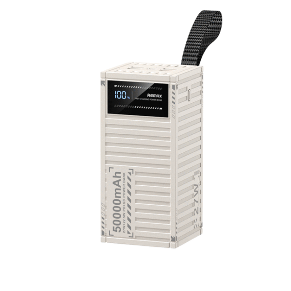 Remax RPP-161 Container Series 50000mAh 27W+22.5W PD+QC Fast Charging Power Bank<span> - </span>White