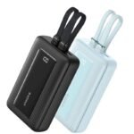 Anker Zolo Power Bank 20000mAh 30W with Built-In USB-C and MFi Certified Lightning Cables