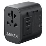 Anker A9212 PowerExtend Travel Adapter 30W – Wall Charger with USB-C & USB-A Ports, 312 Outlet Extender – Black