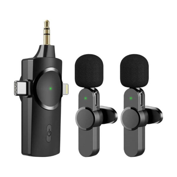 Coteci 3-in-1 Wireless Radio Microphone with Noise Reduction 74002 - double microphones
