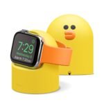 elago LINE Friends W2 Charger Stand – Compatible with All Apple Watch Series, Nightstand Mode (SALLY)