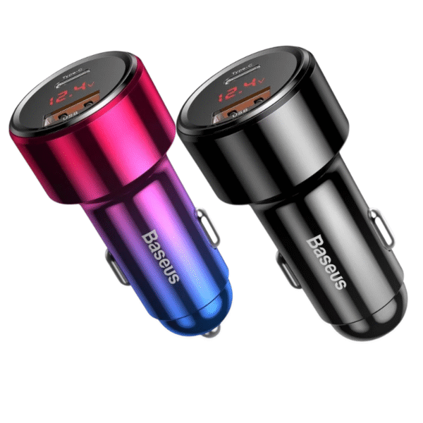 Baseus Magic Car Charger USB + USB-C QC 4.0 PD 45W –