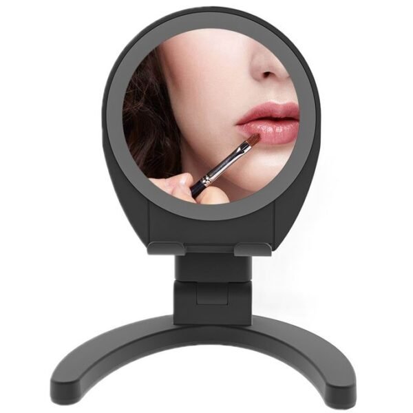 Plastic Phone Holder with Mirror – Foldable Design for Adjustable Viewing Angles