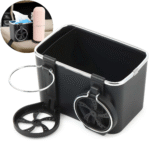 Gustave Universal Car Armrest Storage Box with Cup Holder – Multifunctional Seat Gap Organizer