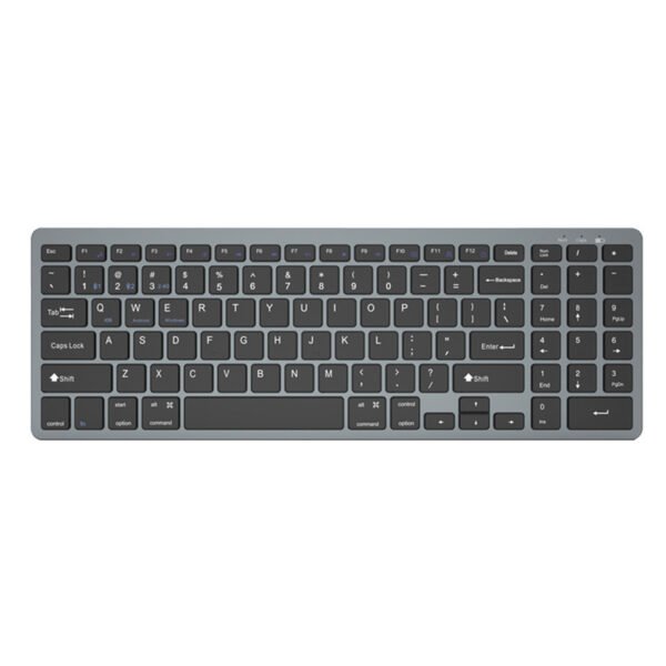 Wireless Three-Mode Keyboard Coteci 84007 Arabic and English - Black