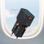 Coteci 2-in-1 Mini Travel Charger 25W – Dual Port USB-C + USB-A Fast Charging Adapter (Model OT-002)