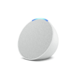 Amazon Echo Pop (1st Gen, 2023) Smart Speaker with Alexa – Glacier White