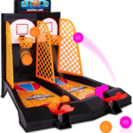 YUYUGO Desktop Basketball Shooting Game – Mini Arcade Hoop Set for Kids & Adults