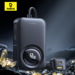 Baseus PrimeTrip VW1 Car Charger with 60W Retractable Cable, 105W Total Output - Image 6