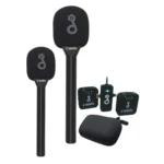 Candc Interview Dual Wireless Microphone – 2TX + 1RX Clip-On Design