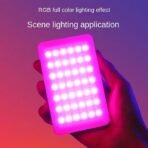 ⁦Portable LED Video Light Adjustable Color Temperature & 4000mAh Battery⁩ - الصورة ⁦3⁩