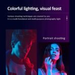 ⁦Portable LED Video Light Adjustable Color Temperature & 4000mAh Battery⁩ - الصورة ⁦5⁩