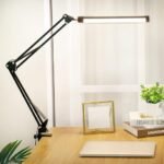 Swing Arm LED Desk Lamp With Hook