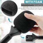 ⁦Candc Interview Dual Wireless Microphone – 2TX + 1RX Clip-On Design⁩ - الصورة ⁦3⁩