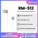 Remax Type-C Metal Earphones with Microphone – Silver - Image 2