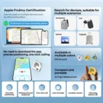 REMAX RT-G2306 Intelligent Anti-Lost GPS Tracker & Apple Find My Support (White) - Image 3