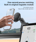 ⁦Yesido C213 Magnetic Screen Corner Car Holder & 360° Rotation⁩ - الصورة ⁦4⁩