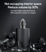 Yesido Y69 30W Fast Charging Pull Ring Car Charger - Image 3