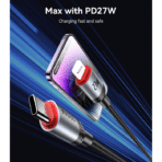 Yesido Type-C to Lightning 27W Fast Charging Data Cable - Image 3