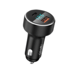 Remax - Salo Series 58.5W PD+QC Car Charger & Dual Port with Voltage Display