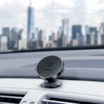 Baseus Magnetic Car Phone Holder - 360° Rotation & amp 3M Adhesive Mount - Image 2