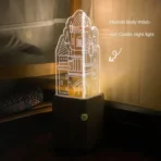 Wall Corner Induction Night Light – USB Rechargeable & Motion Sensor - Image 4
