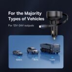 Baseus Enjoyment Pro Car Charger 55W with Retractable iPhone Cable - Image 5