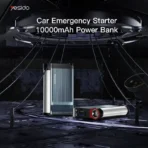 ⁦YESIDO Car Battery Jump Starter 10000mAh - Black⁩ - الصورة ⁦4⁩