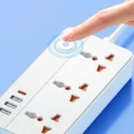 REMAX RP-U153 Kiddy Series 20W Power Strip (1.5M) – White - Image 3