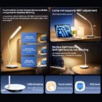 ⁦Remax Portable Eye-Caring LED Desk Lamp⁩ - الصورة ⁦2⁩