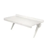 LCD monitor shelf for objects - White