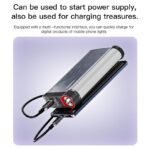 ⁦YESIDO Car Battery Jump Starter 10000mAh - Black⁩ - الصورة ⁦3⁩