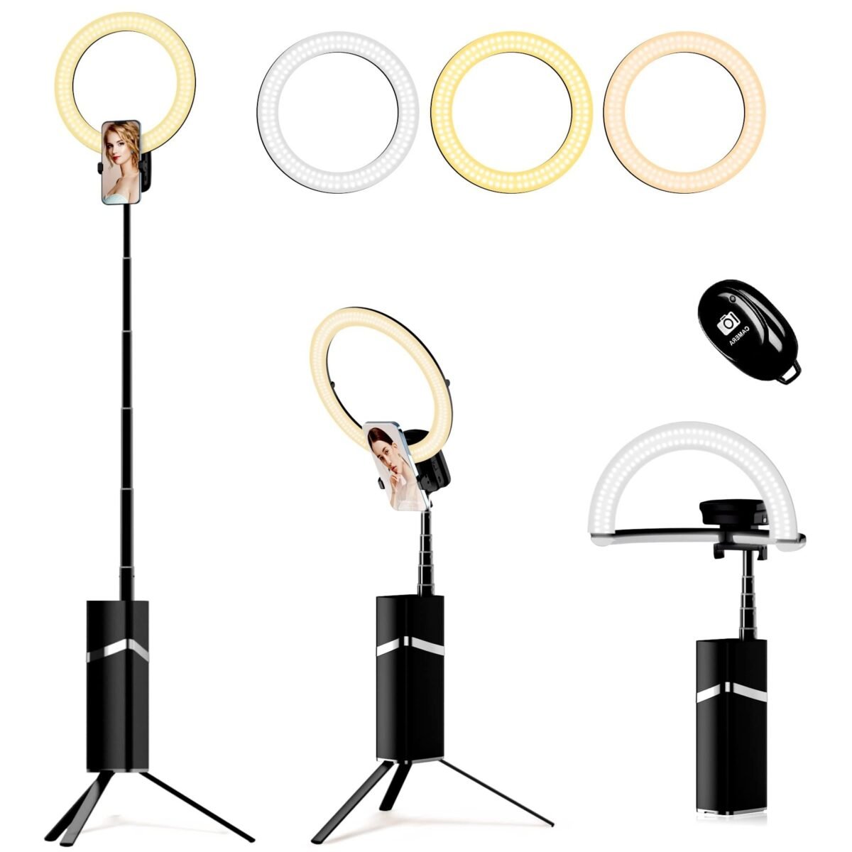 ⁦Multifunctional Folding Fill Light Rechargeable 360 Rotation YY-1⁩ - الصورة ⁦3⁩