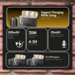 Remax One-To-Two Wireless Microphone Type-C Plug With 2 Drag K15 - Image 2
